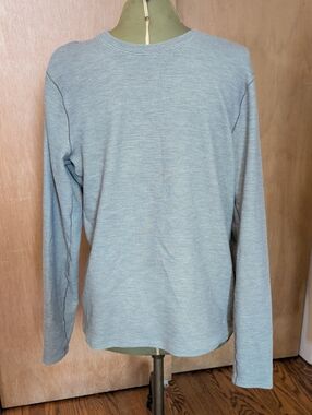 Men's Long-Sleeve Crew Thermal Shirt in Light Green